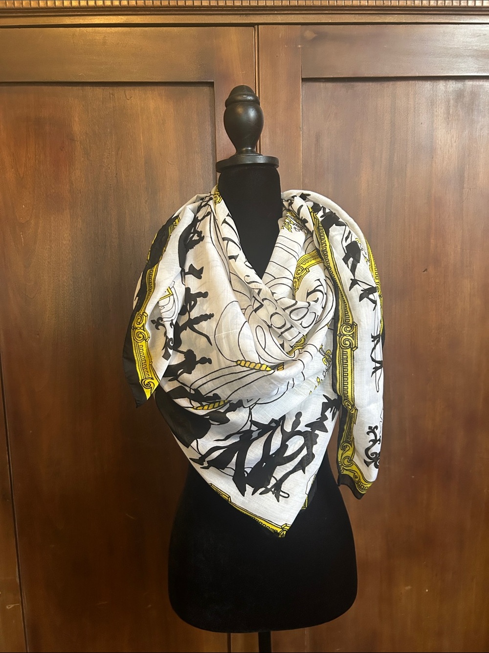 Rare Chandelier Dancers Jacques Fath Scarf - Picture 3 of 9
